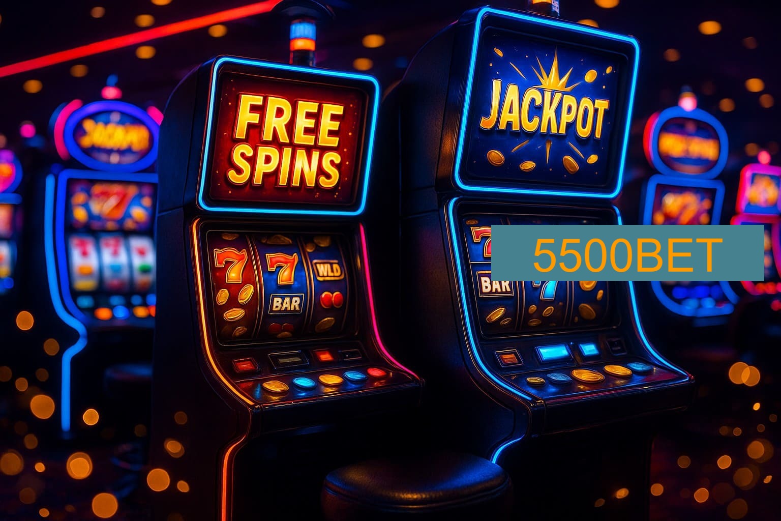 Diversos jogos de caça-níqueis